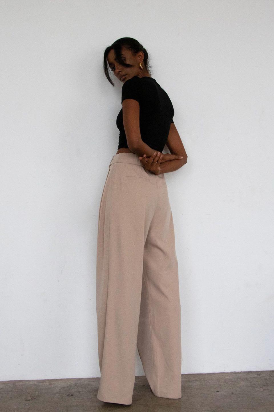 Joey Suit Trousers Sand