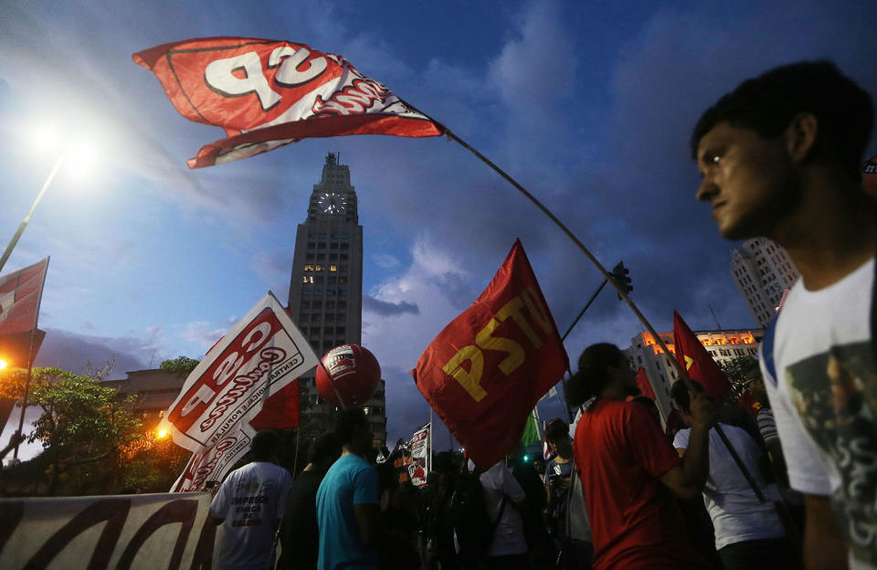 Brazil pension reform protests