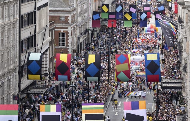 Pride in London parade 2022