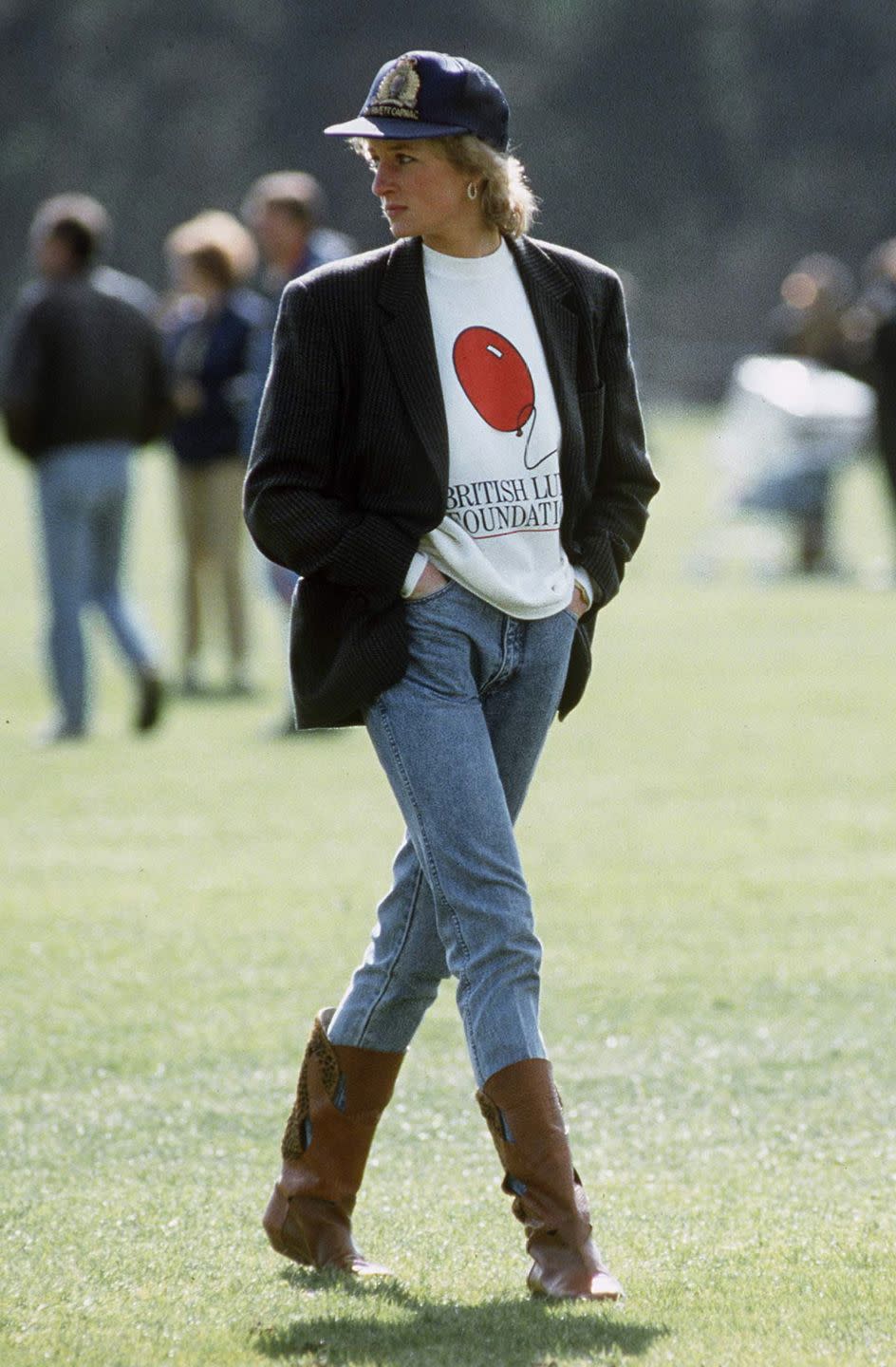 Princess Diana's Casual Polo Outfit, 1988