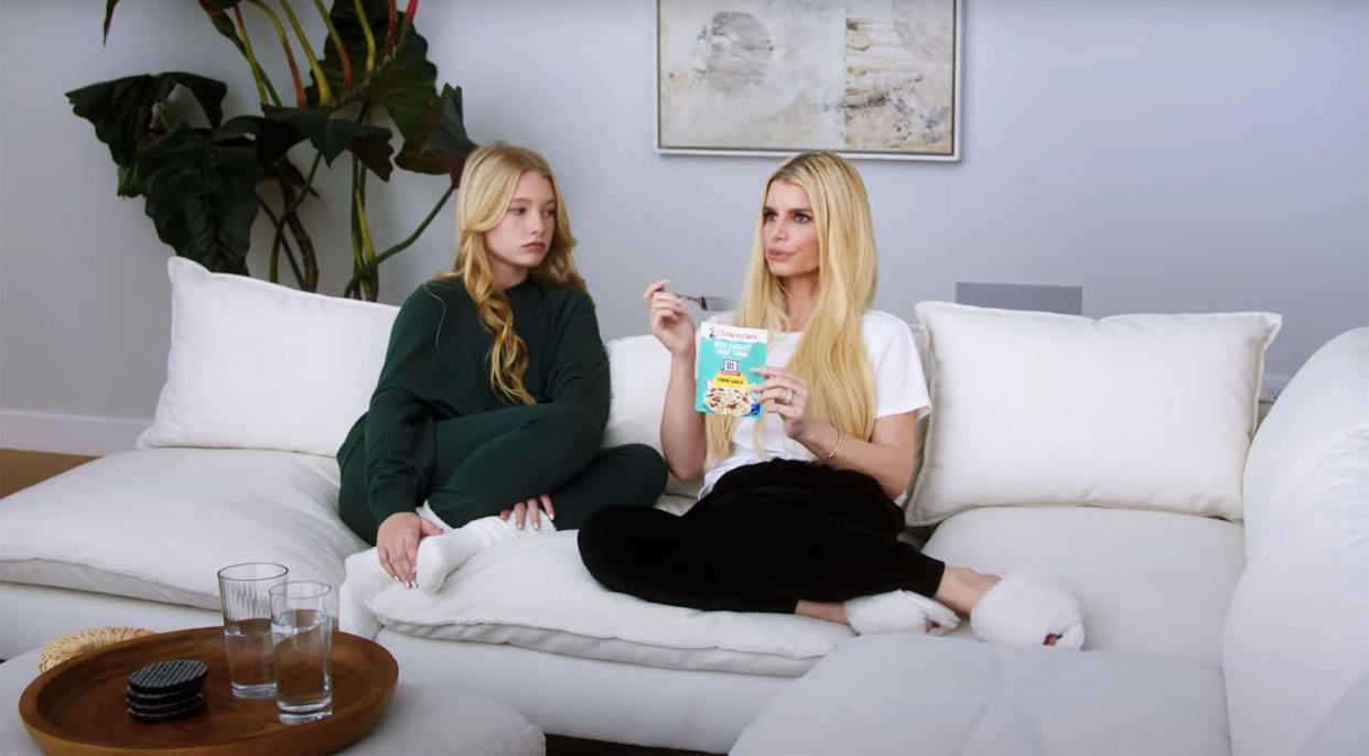 Jessica Simpson's daughter appears in commercial poking fun at mom's iconic 'Chicken of the Sea' moment (Chicken of the Sea via YouTube)
