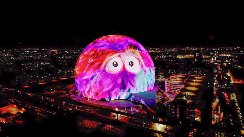 This cute, fuzzy creature welcomed visitors attending Phish's April 2024 shows at the Sphere in Las Vegas.