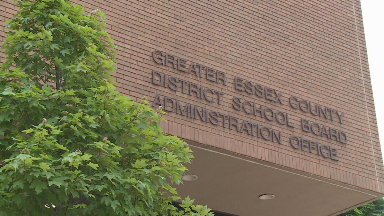 The Greater Essex County District School Board offices in a 2022 file photo.  (Chris Ensing/CBC - image credit)