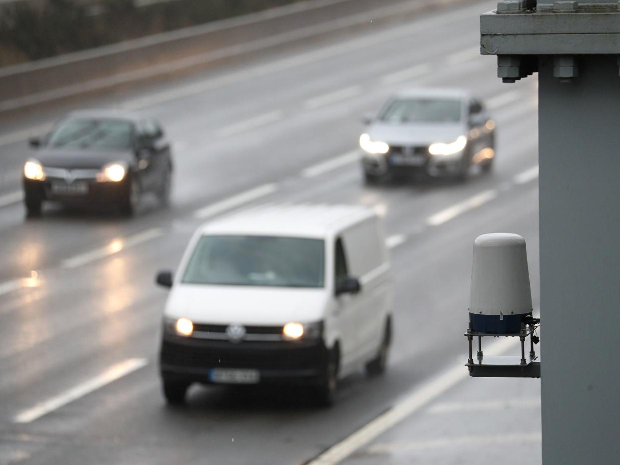 Less than five per cent of England's 500-mile smart motorway network has radar technology to detect breakdowns in live lanes, according to new analysis. (Andrew Matthews/PA)