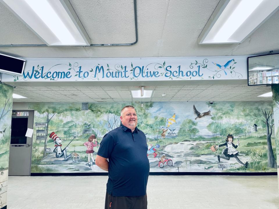 New Mount Olive Elementary School principal Robert Angel is most passionate about serving community schools.