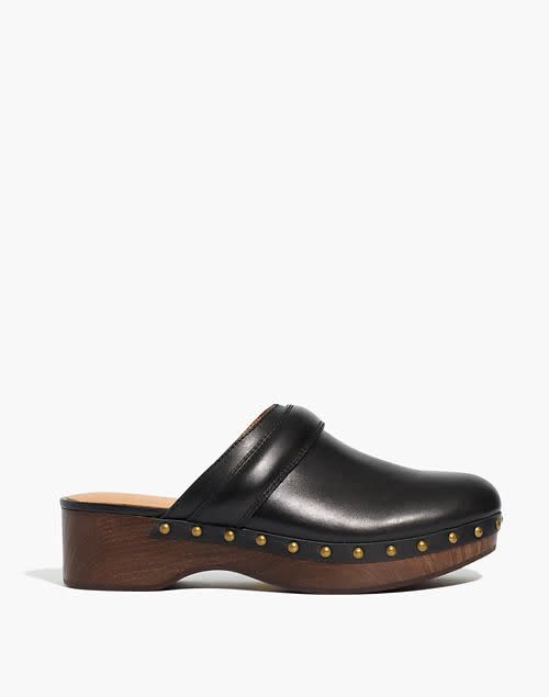 <p><strong>Madewell</strong></p><p>madewell.com</p><p><strong>$168.00</strong></p><p>Leave it to Madewell to master the art of the simple, comfy clog. These shoes will pair nicely with the brand's signature denim, but can also easily be worn with a dress.</p>