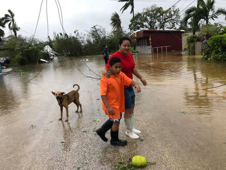 The aftermath of cyclone Gita is seen in Nuku'alofa, Tonga, February 13, 2018 in this picture obtained from social media. Facebook Noazky Langi/via REUTERS