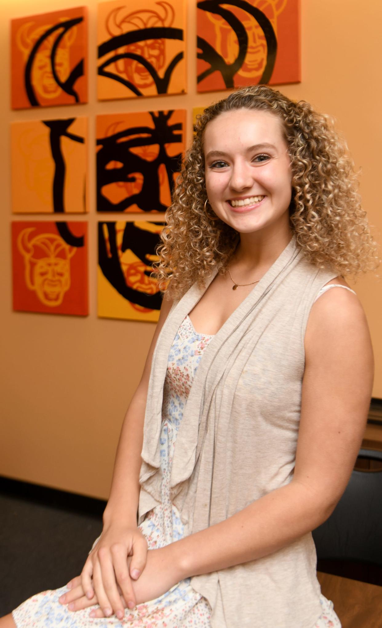 Hoover High School senior Gina Cardinale is the Repository's Stark State College female Teen of the Month for May. She was photographed at school on Tuesday, April 12, 2022.