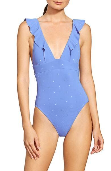 Get it at <strong><a href="https://shop.nordstrom.com/s/robin-piccone-jennie-plunge-one-piece-swimsuit/4926375?origin=category-personalizedsort&amp;fashioncolor=PERIWINKLE" target="_blank" rel="noopener noreferrer">Nordstrom</a></strong>, $158.