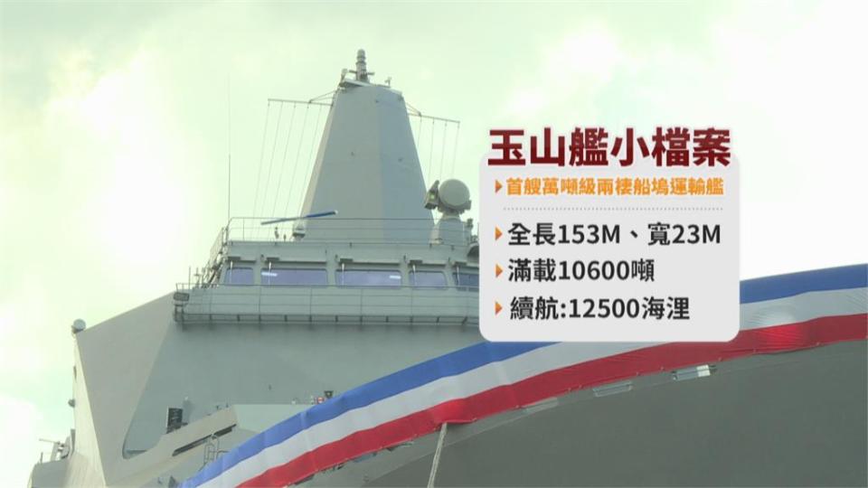 萬噸級玉山艦移交海軍　總統高雄視導：落實國防自主