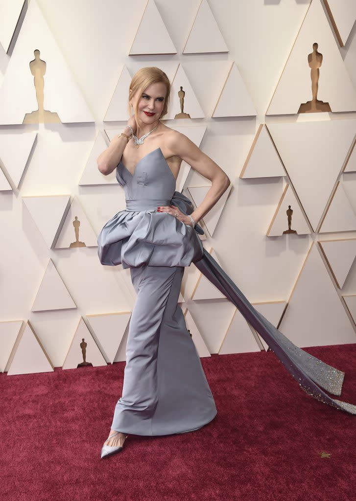 Nicole Kidman attends the 94th Academy Awards at Dolby Theatre in Los Angeles on March 27, 2022. - Credit: Jordan Strauss/Invision/AP