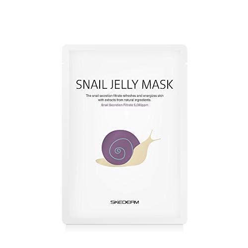 5) SKEDERM Snail Jelly Face Mask