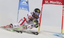 Alpine Skiing - FIS Alpine Skiing World Championships - Men's Giant Slalom - St. Moritz, Switzerland - 17/2/17 - Marcel Hirscher of Austria in action. REUTERS/Stefano Rellandini