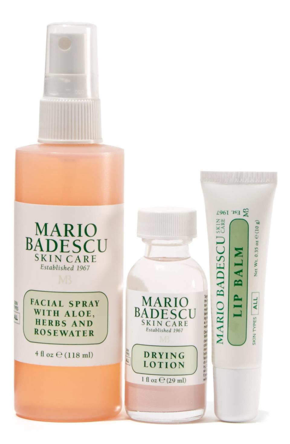 Save on the brand's refreshing facial spray and <strong><a href="https://www.huffpost.com/entry/mario-badescu-drying-lotion-on-sale-for-just-8-at-ulta_l_5c9e3048e4b0474c08cd6f34" target="_blank" rel="noopener noreferrer">pimple-shrinking drying lotion</a></strong>.&nbsp;<strong><a href="https://fave.co/2O2Qtuk" target="_blank" rel="noopener noreferrer">Normally $33, get it on sale for $23 during the Nordstrom Anniversary Sale</a>.</strong>