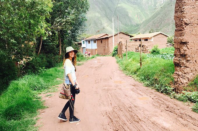 Trekking near Cusco. Photo: Angie Davis