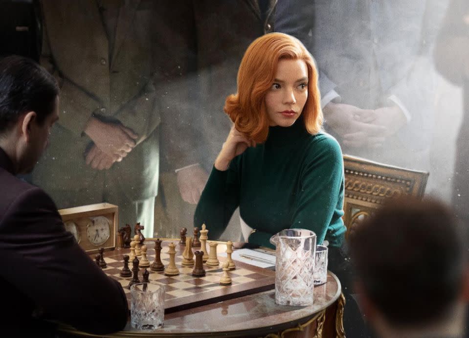 Anya Taylor-Joy in The Queen's Gambit (Credit: Netflix)