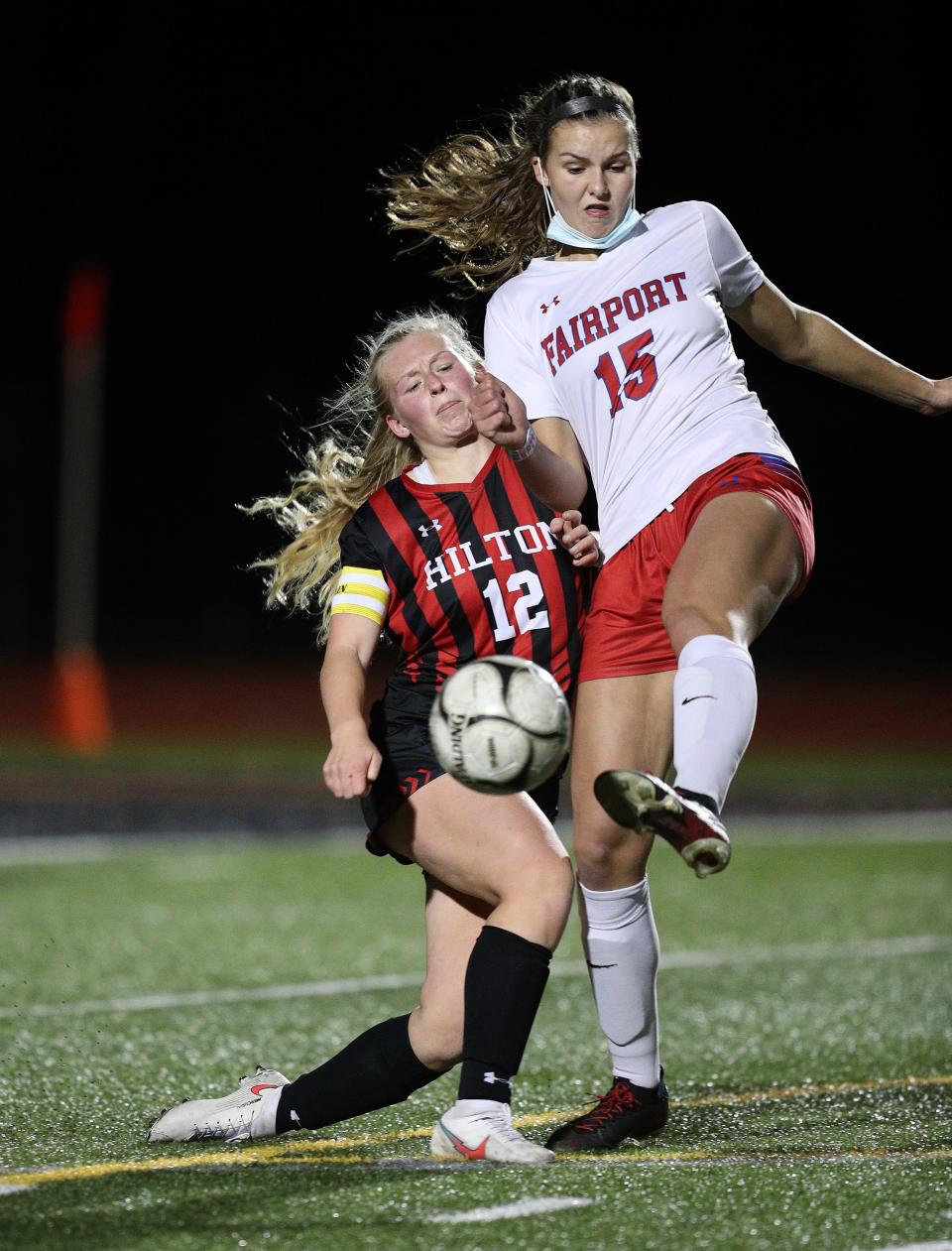 Fairport's Katie Diem (15) was named second team All-State. (File photo)