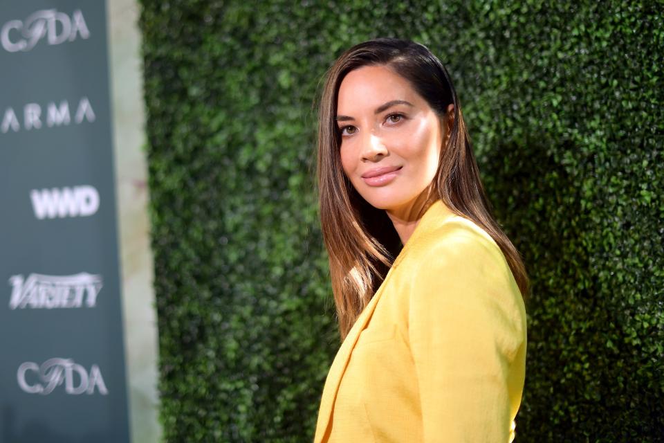 Olivia Munn swiped off her lipstick on her Instagram Story to shoot down plastic surgery rumors and reveal that her plump lips were the result of makeup.