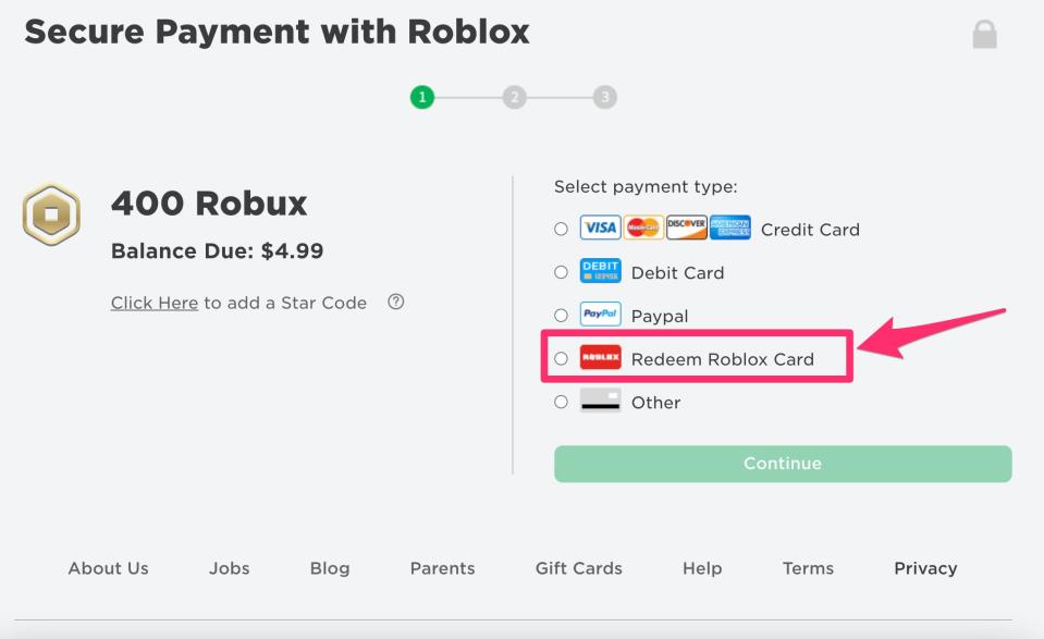 How to redeem Roblox gift card 2