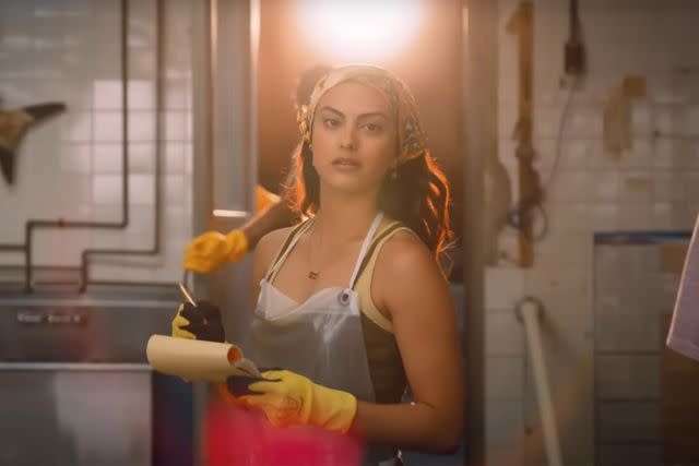 <p>Amazon MGM Studios</p> Camila Mendes in <i>Musica</i>, 2024