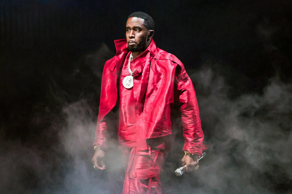 Diddy performs onstage at the 2023 MTV Video Music Awards (Christopher Polk / Variety via Getty Images file)