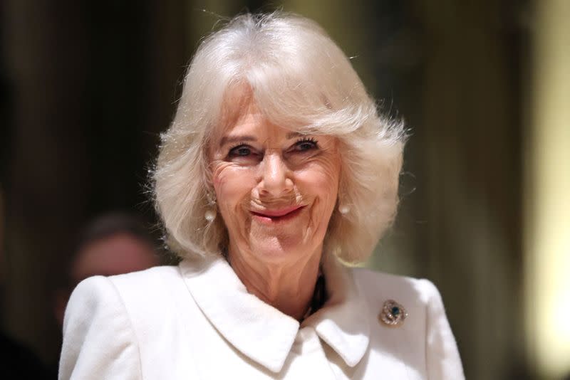 Queen Camilla attends musical evening at Salisbury Cathedral