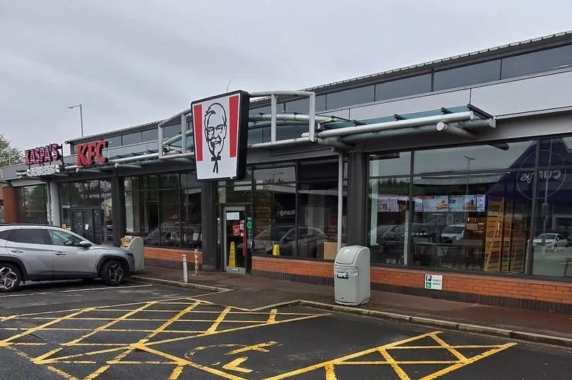 The Kaspar's and KFC stores at Stockport Retail Park have been forced to temporarily close