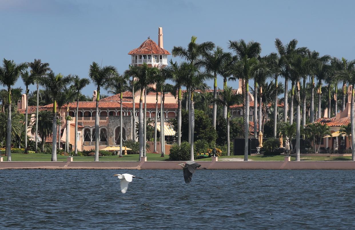 Donald Trump’s Mar-a-Lago resort is seen on 1 November, 2019 in Palm Beach, Florida (Getty Images)