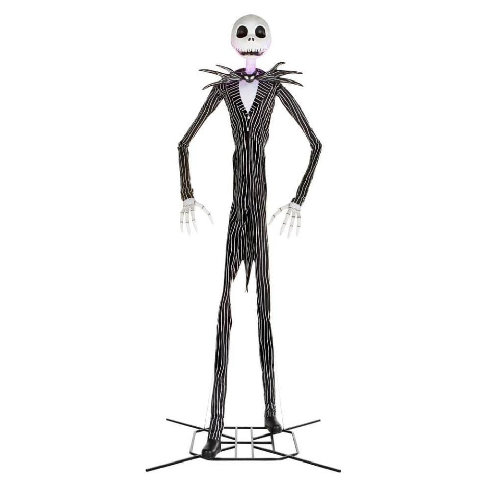 <p><a href="https://go.redirectingat.com?id=74968X1596630&url=https%3A%2F%2Fwww.homedepot.com%2Fp%2FDisney-13-ft-Giant-Sized-Animated-Jack-Skellington-23SV24034%2F324450042&sref=https%3A%2F%2F" rel="nofollow noopener" target="_blank" data-ylk="slk:Shop Now;elm:context_link;itc:0;sec:content-canvas" class="link ">Shop Now</a></p><p>13 ft. Giant-Sized Animated Jack Skellington</p><p>$399.00</p><p>homedepot.com</p>