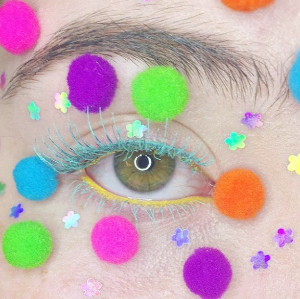 Face pom poms are bizarre new beauty trend