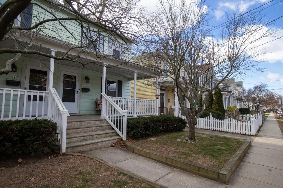 Tony Scannell of Red Bank, who rents his home as an Airbnb, tours his home on Wallace Street in Red Bank, NJ Friday, February 3, 2023. 