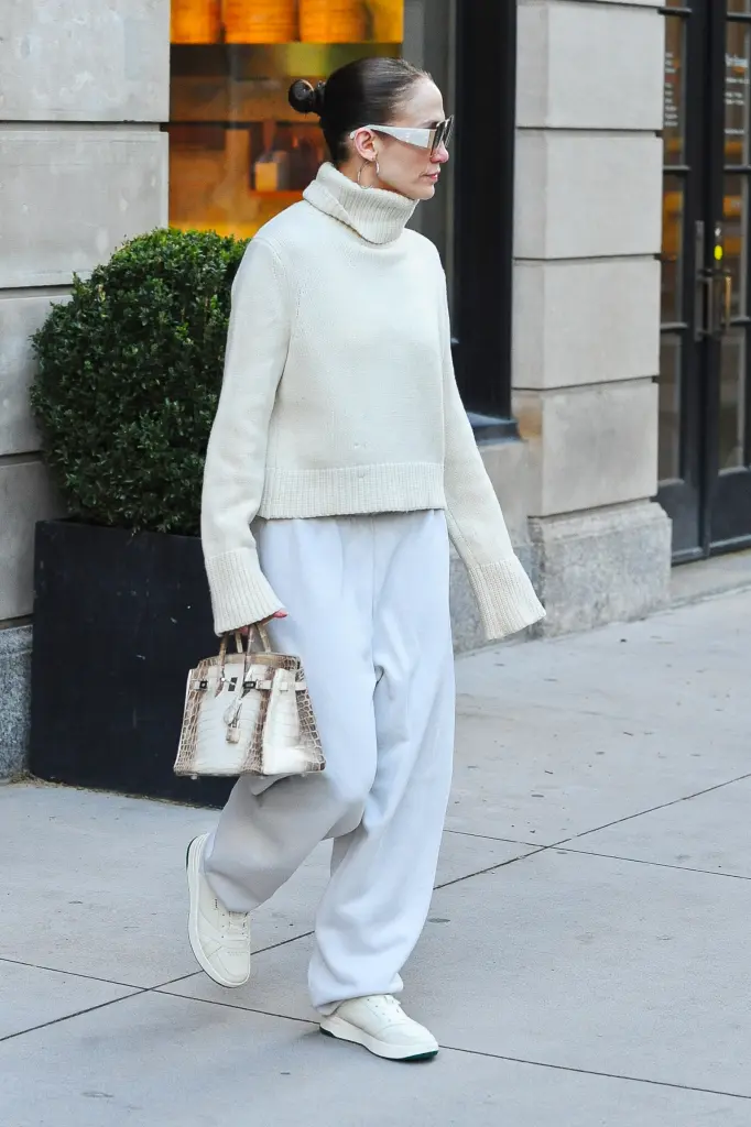 Lopez hit headlines on Tuesday after she stepped out in New York City sporting her Hermès Himalayan Niloticus Birkin bag, estimated to be worth a whopping $500,000.