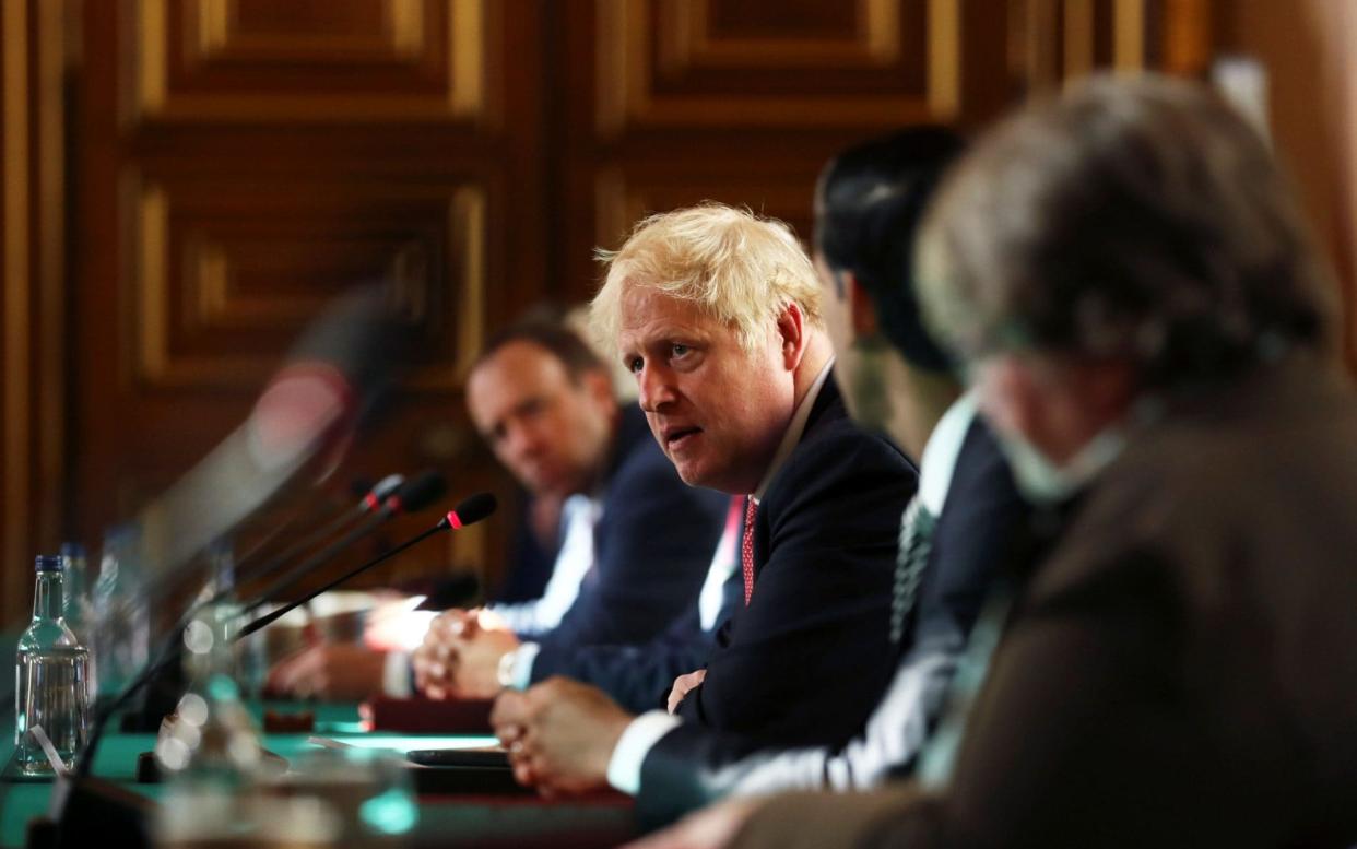 Boris Johnson was challenged by his Cabinet ministers over the plans - GETTY IMAGES