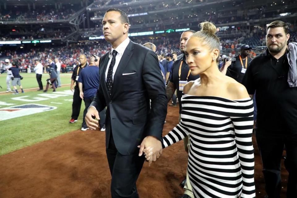 Alex Rodriguez and Jennifer Lopez (Getty Images)