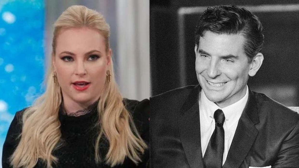  Meghan McCain from The View, Bradley Cooper from Maestro. 