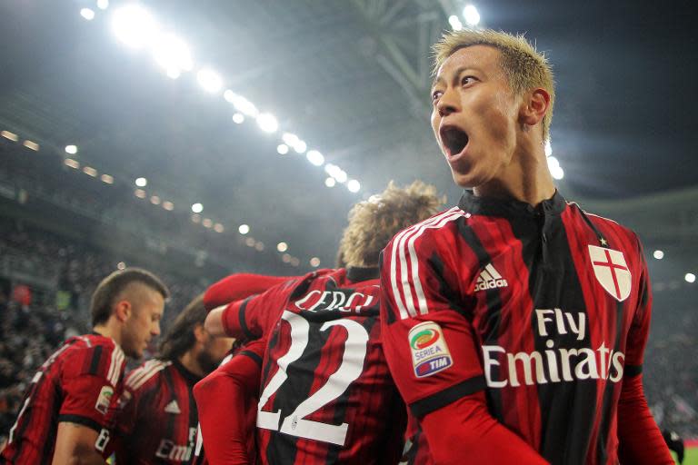 Japan's talisman Keisuke Honda plays his club football in Italy, with AC Milan