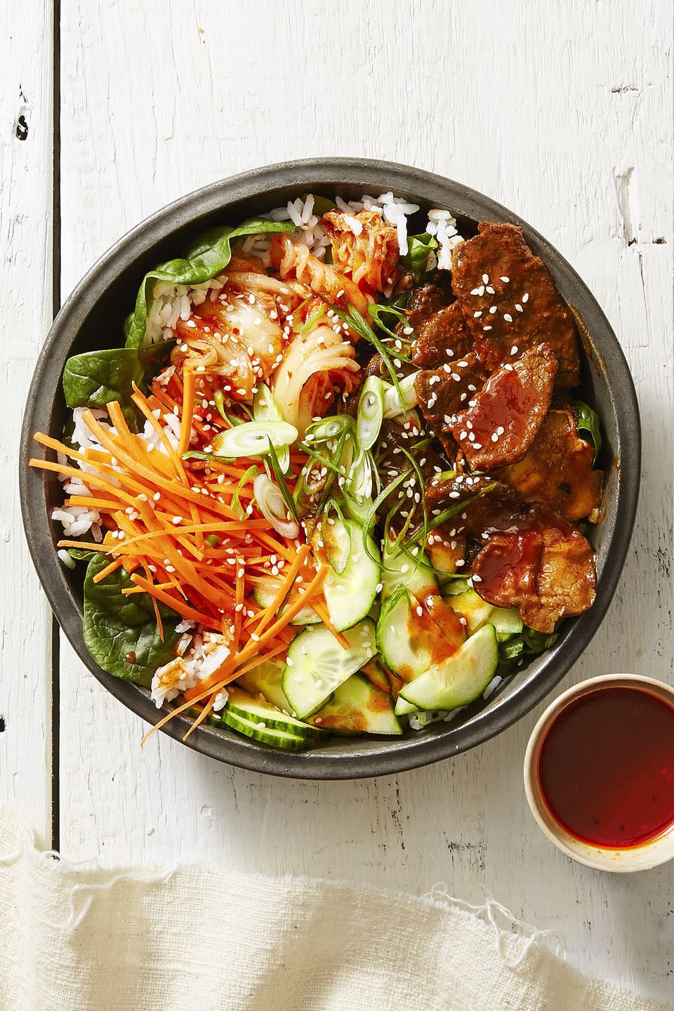 Spicy Sesame Rice Bowls