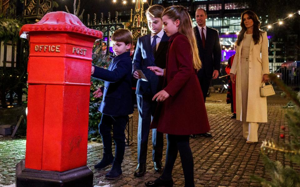 The three royals post letters to children who might be struggling this year