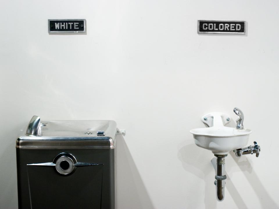 segregation water fountain jim crow laws racism water fountains