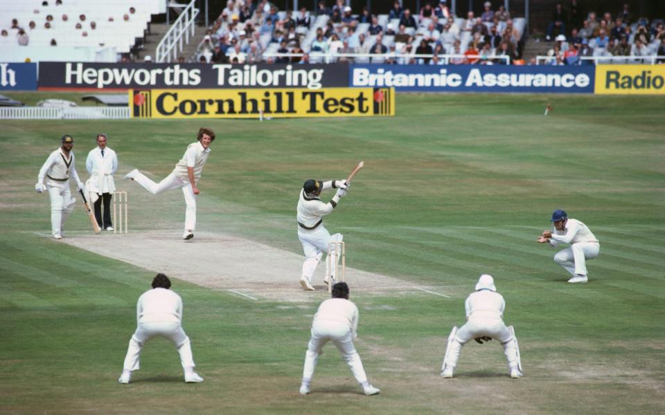 Bob Willis bowling to Rodney Marsh in the Headingley Ashes Test 1981 - Not even ‘Bazball’ can resurrect the dying art of the follow-on - Getty Images/Hulton Archive