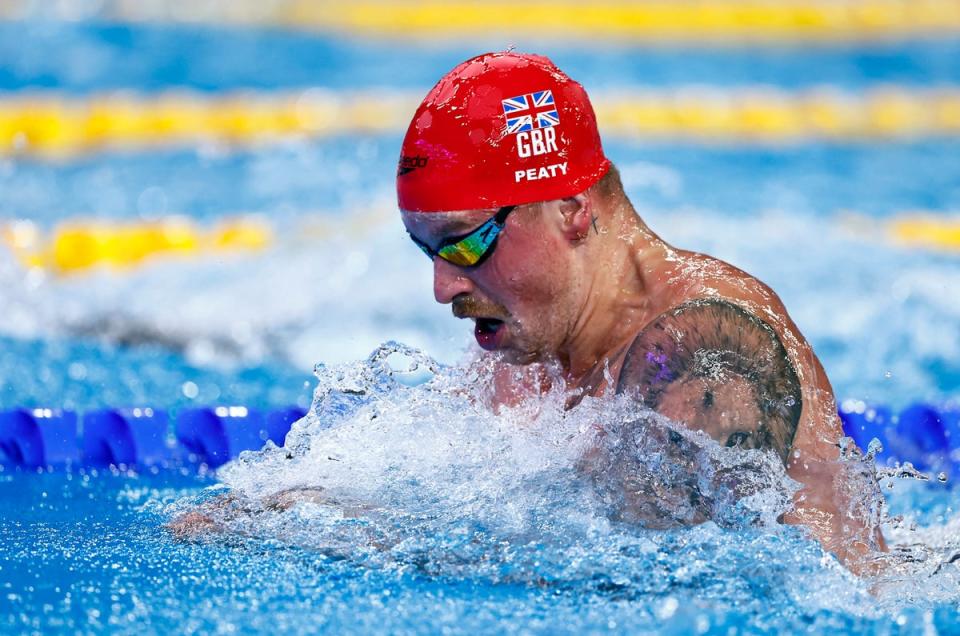 Peaty qualified in fourth place for the 50m breastroke final  (REUTERS)