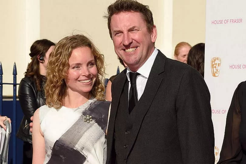 Tara McKillop and Lee Mack in 2015