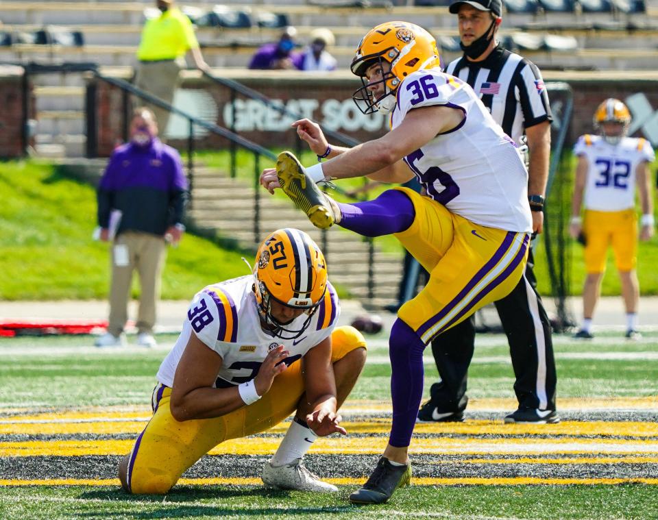 Cade York, K, LSU