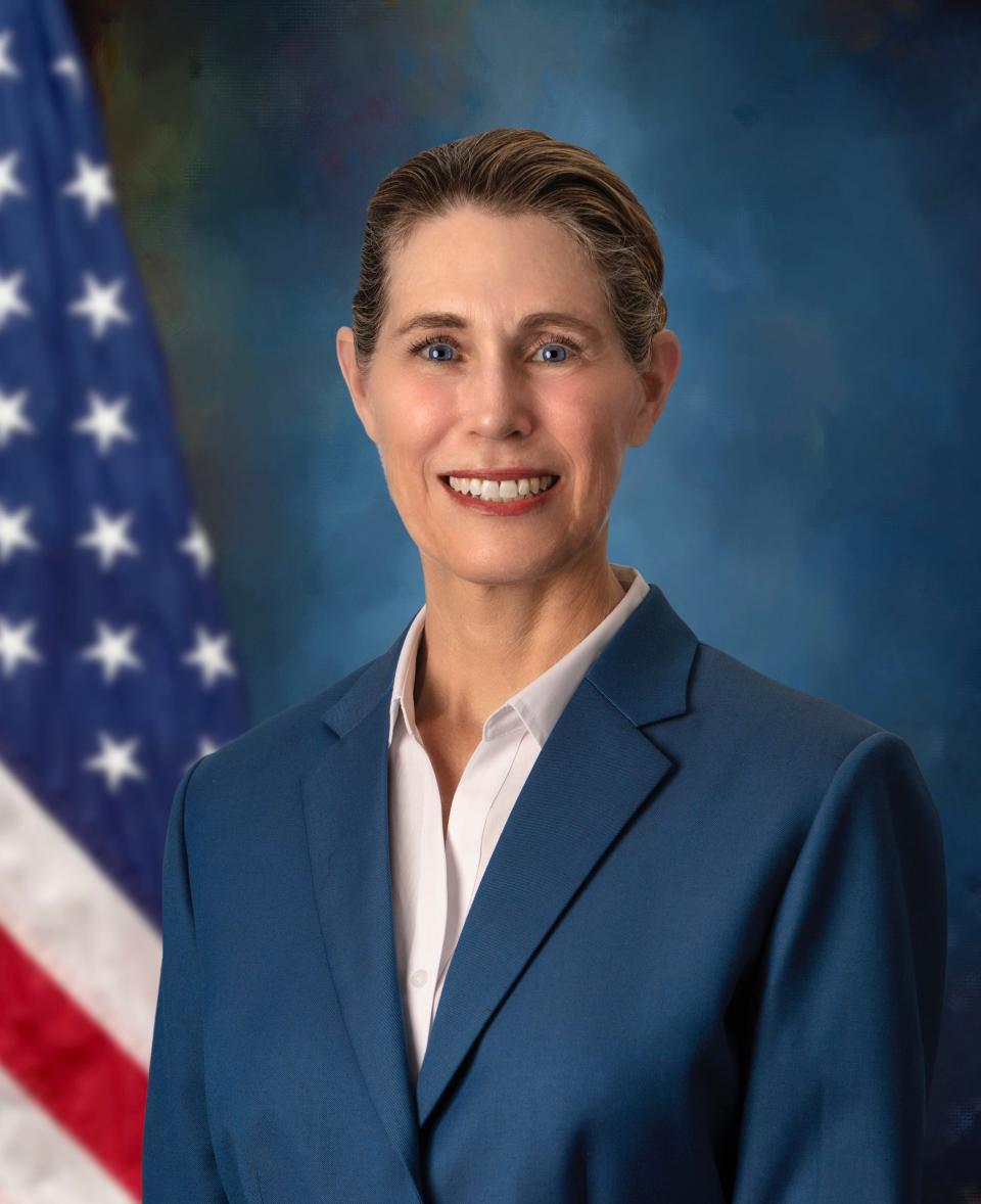 Retired Coast Guard three-star Admiral Sandra Stosz