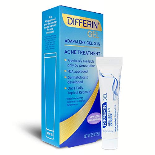 Differin Adapalene Gel 0.1% Acne Treatment, 15g, 30 Day Supply, 0.5 Ounce (Amazon / Amazon)
