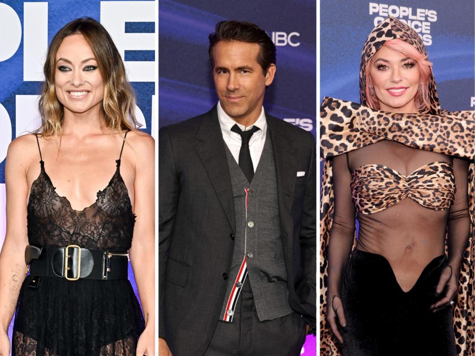 Olivia Wilde, Ryan Reynolds, and Shania Twain were all honored at the People's Choice Awards on December 6, 2022.