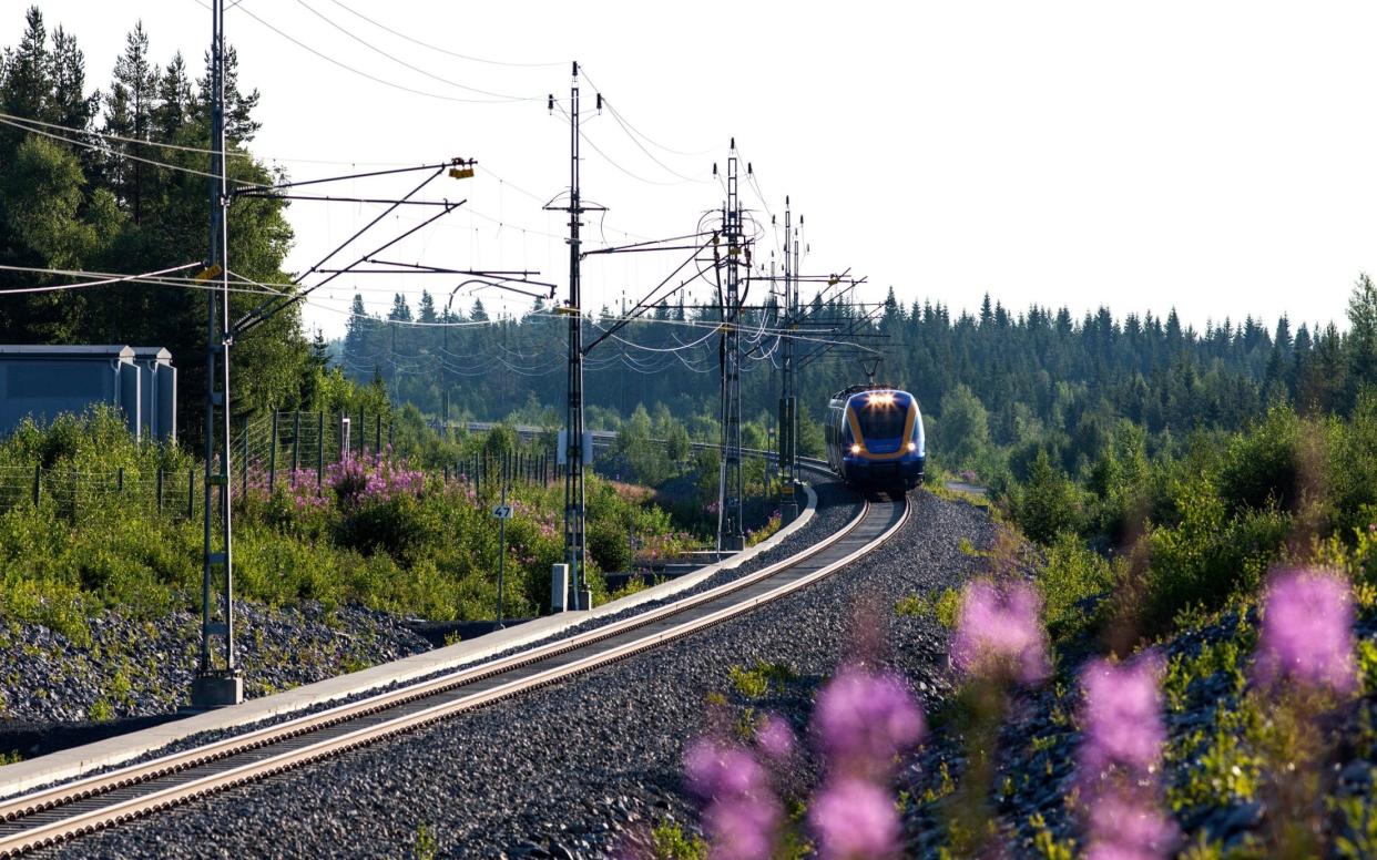 Sweden's current Bothnia Line sees trains travel at speeds up to 155mph