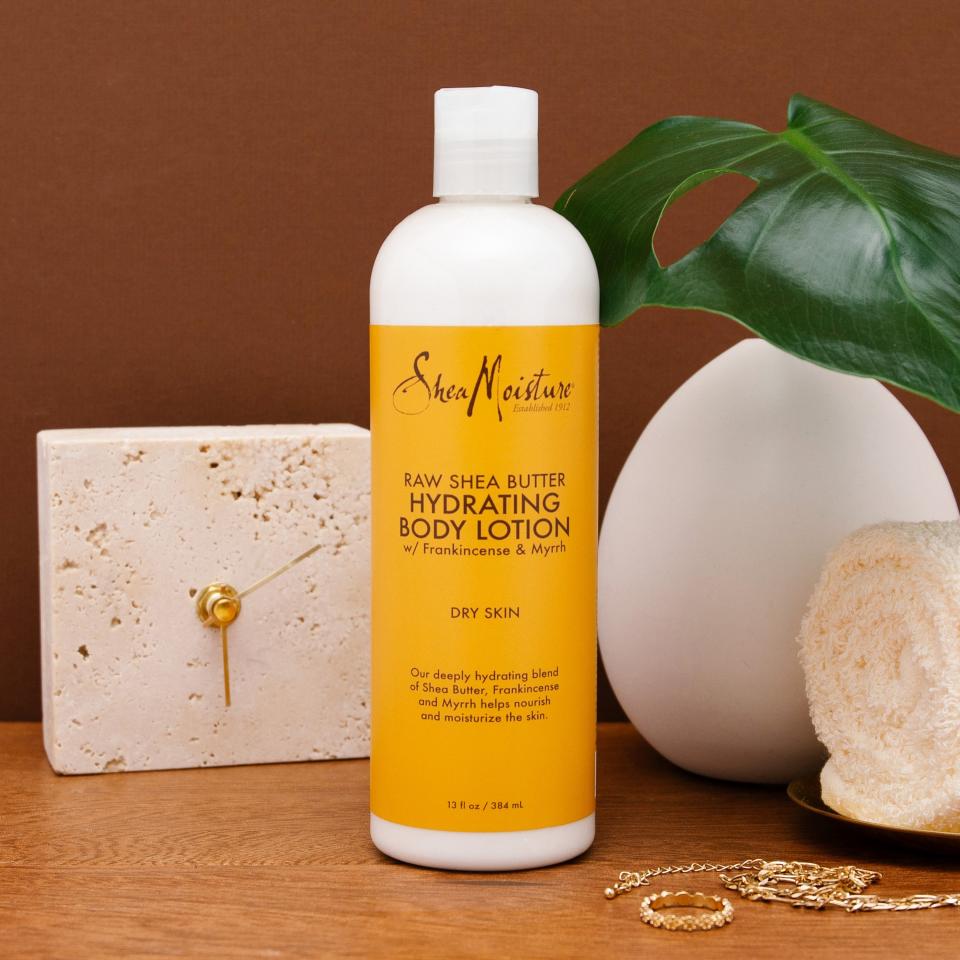 19) SheaMoisture Raw Shea Butter Body Lotion