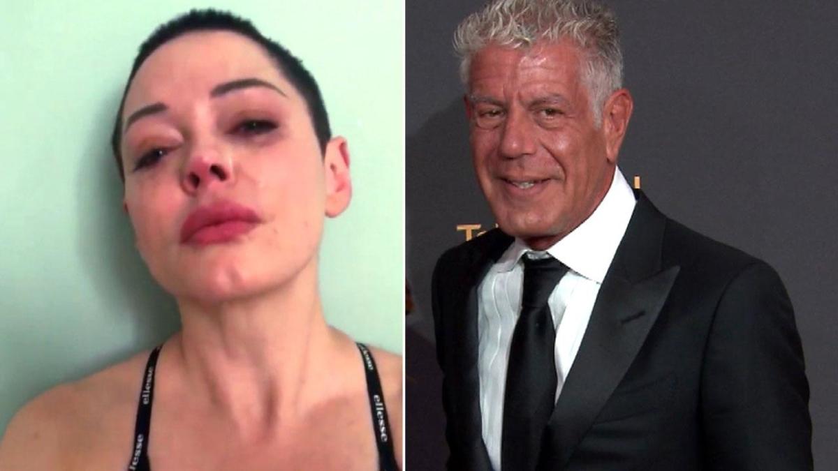 Anthony Bourdain Dead at 61: Rose McGowan Fights Tears as She Opens Up  About Celebrity Chef's Death
