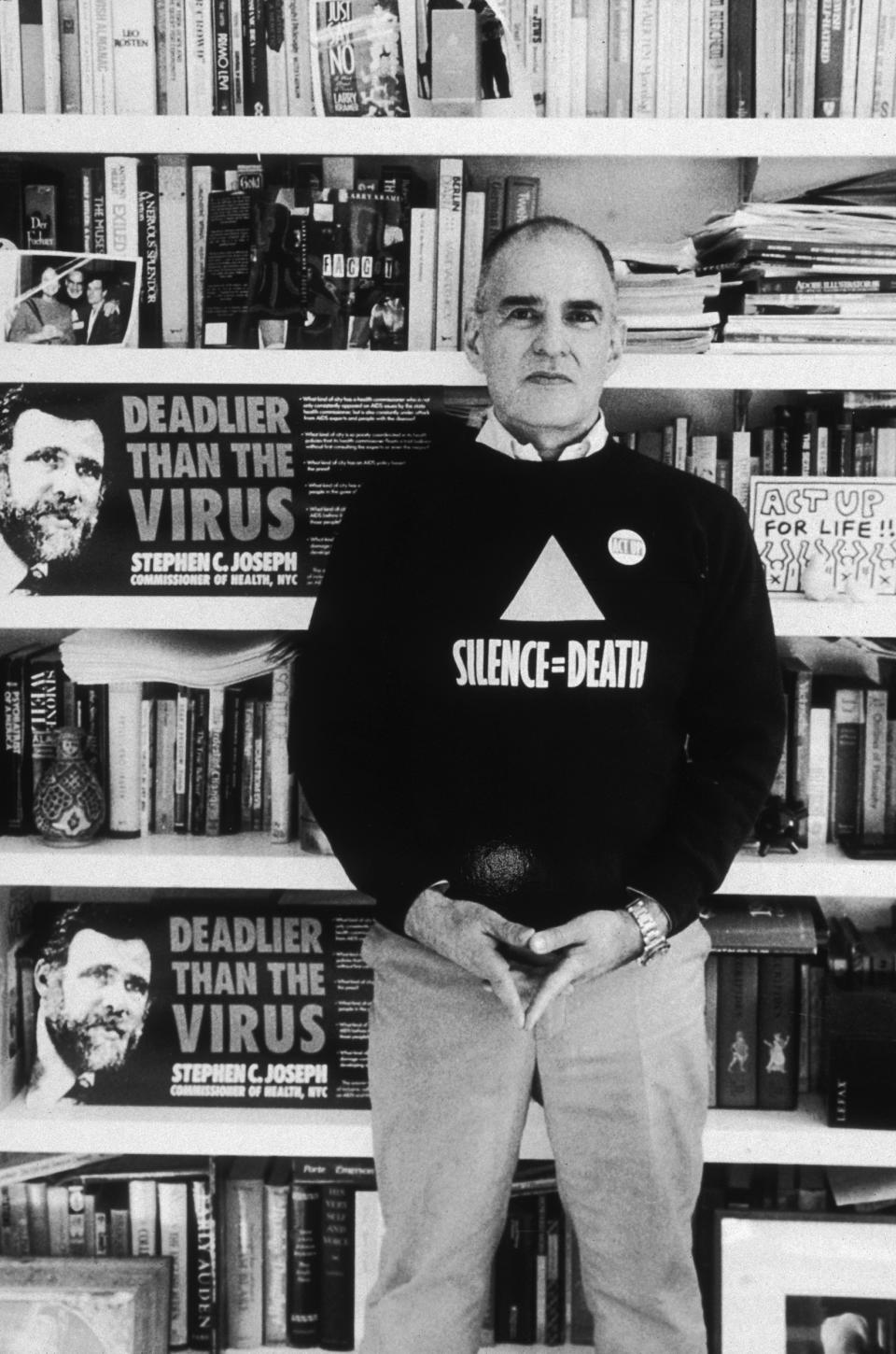 Image: Larry Kramer (Sara Krulwich / The New York Times via Getty Images file)